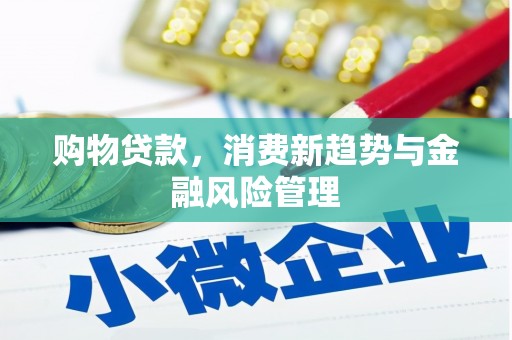 疏勒购物贷款，消费新趋势与金融风险管理