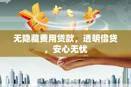 疏勒无隐藏费用贷款，透明借贷，安心无忧