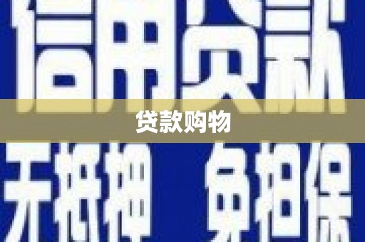 疏勒贷款购物