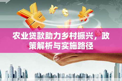 疏勒农业贷款助力乡村振兴，政策解析与实施路径
