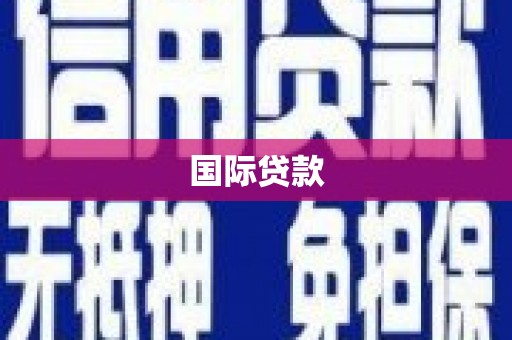 疏勒国际贷款