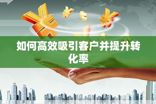疏勒如何高效吸引客户并提升转化率