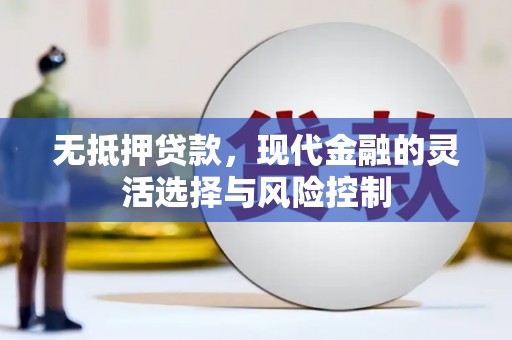 疏勒无抵押贷款，现代金融的灵活选择与风险控制