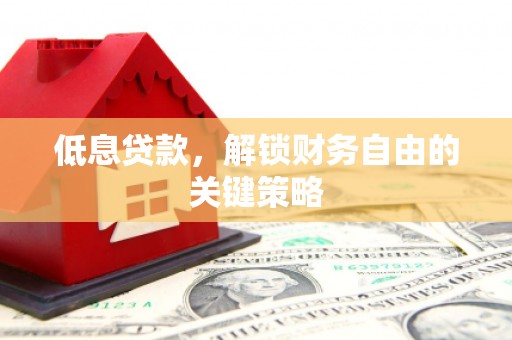 疏勒低息贷款，解锁财务自由的关键策略
