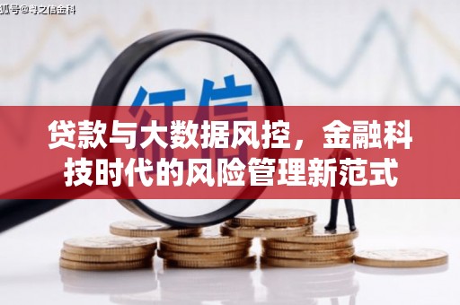疏勒贷款与大数据风控，金融科技时代的风险管理新范式