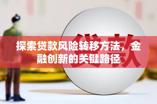 疏勒探索贷款风险转移方法，金融创新的关键路径