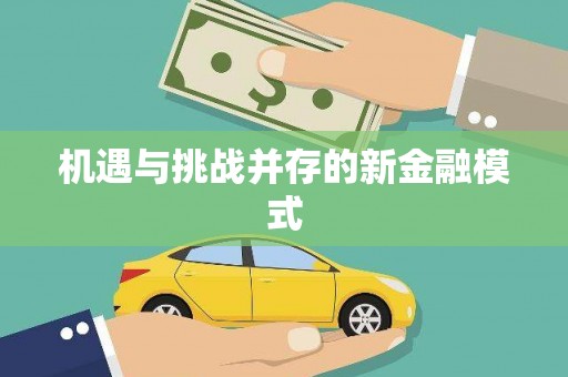 疏勒机遇与挑战并存的新金融模式