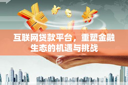 疏勒互联网贷款平台，重塑金融生态的机遇与挑战