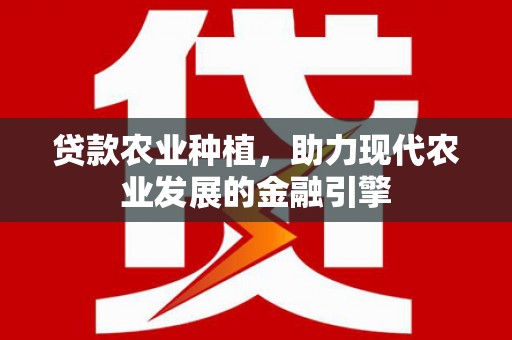 疏勒贷款农业种植，助力现代农业发展的金融引擎