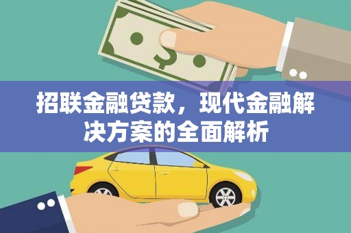 疏勒招联金融贷款，现代金融解决方案的全面解析