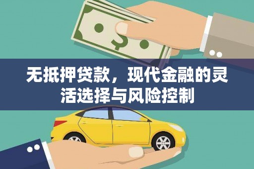 疏勒无抵押贷款，现代金融的灵活选择与风险控制