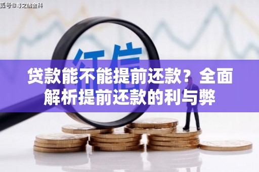 疏勒贷款能不能提前还款？全面解析提前还款的利与弊