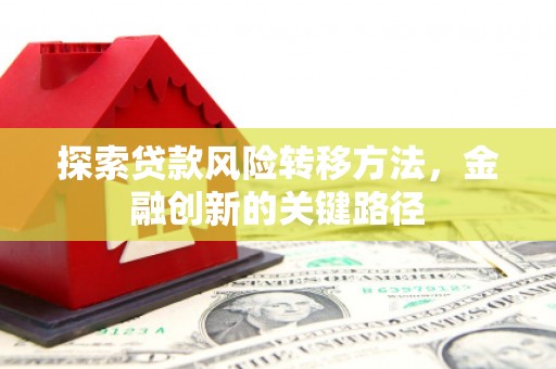 疏勒探索贷款风险转移方法，金融创新的关键路径
