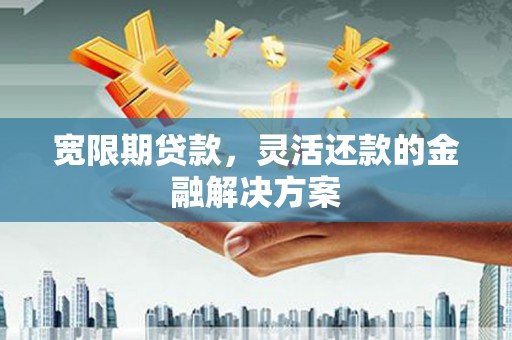 疏勒宽限期贷款，灵活还款的金融解决方案