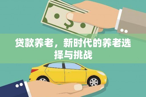 疏勒贷款养老，新时代的养老选择与挑战