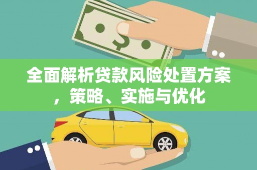 疏勒全面解析贷款风险处置方案，策略、实施与优化