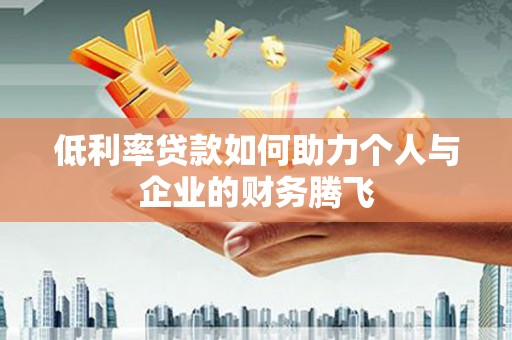疏勒低利率贷款如何助力个人与企业的财务腾飞