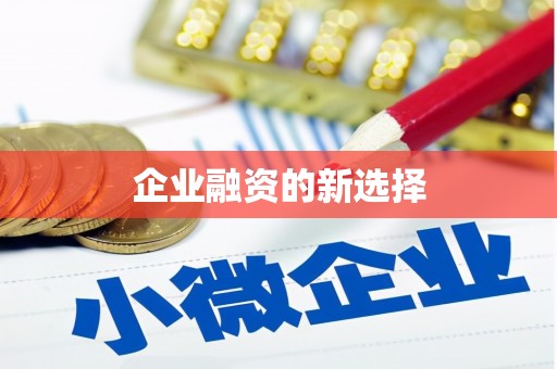疏勒企业融资的新选择