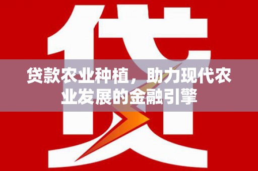 疏勒贷款农业种植，助力现代农业发展的金融引擎