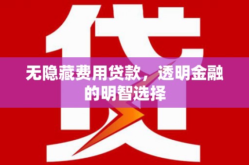 疏勒无隐藏费用贷款，透明金融的明智选择