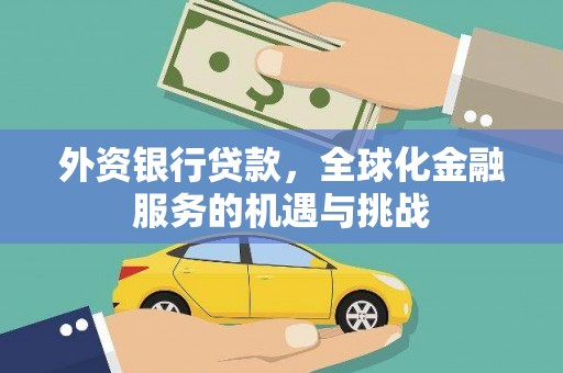 疏勒外资银行贷款，全球化金融服务的机遇与挑战