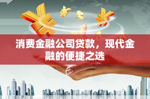 疏勒消费金融公司贷款，现代金融的便捷之选