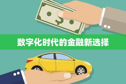 疏勒数字化时代的金融新选择