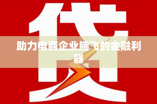 疏勒助力电商企业腾飞的金融利器