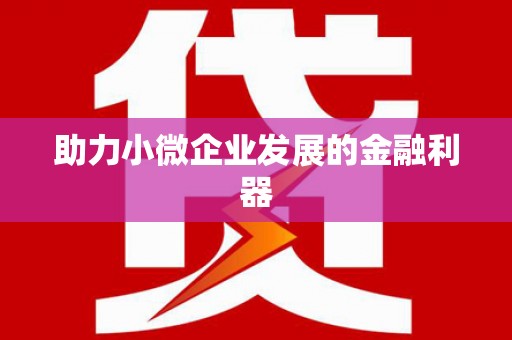 疏勒助力小微企业发展的金融利器
