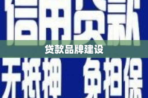 疏勒贷款品牌建设