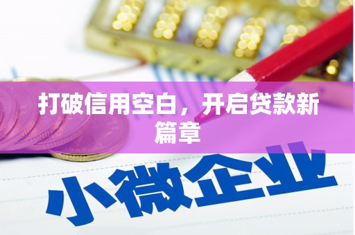 疏勒打破信用空白，开启贷款新篇章