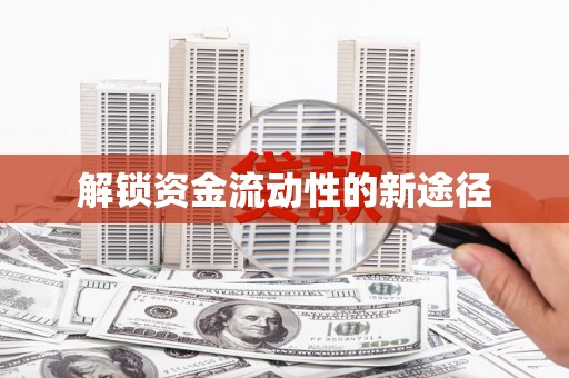 疏勒解锁资金流动性的新途径
